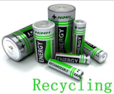Rare earth batteries recycling
