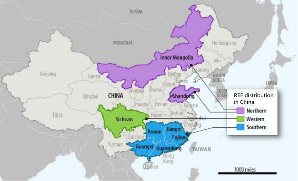 REE reserves in China