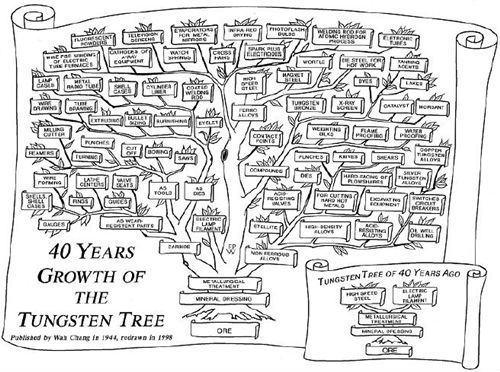 40 Years Growth of the Tungsten Tree (1904 – 1944)
