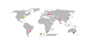 world map of zirconium reserves distribution